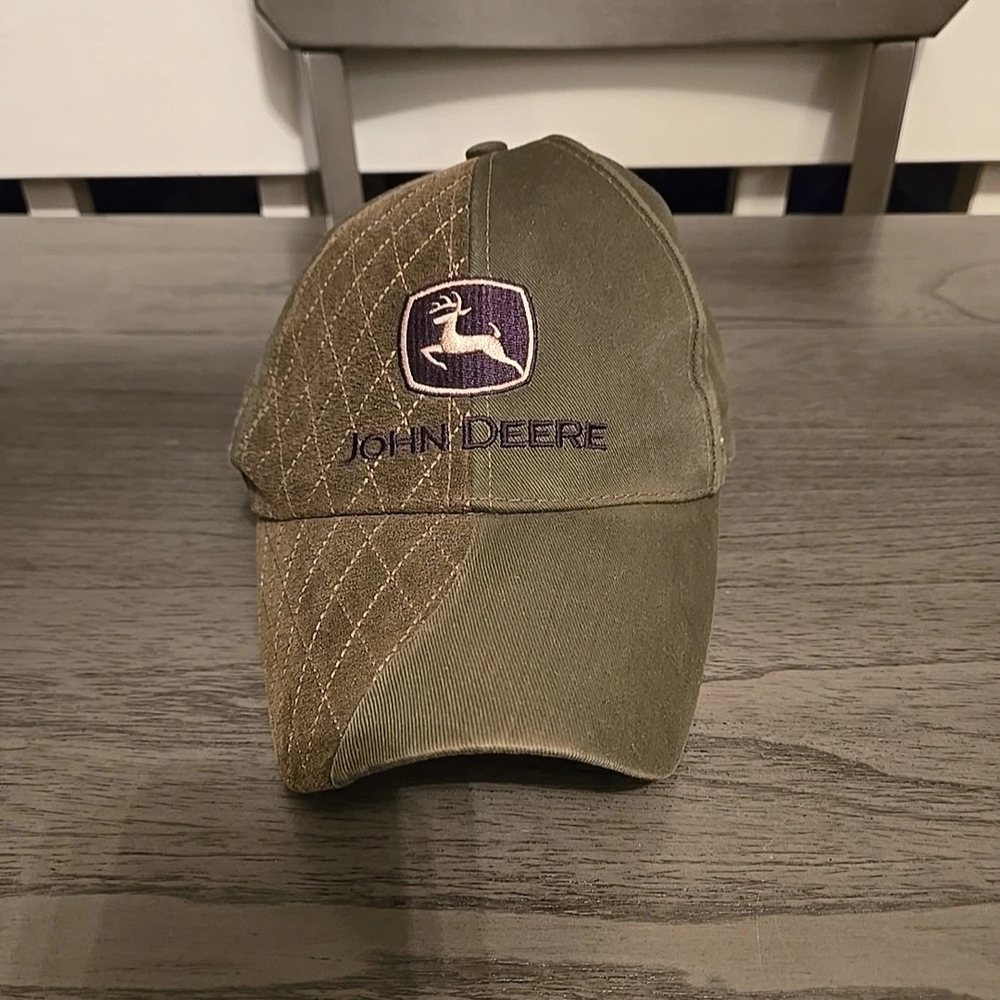 John Deere Olive and Tan Baseball Cap